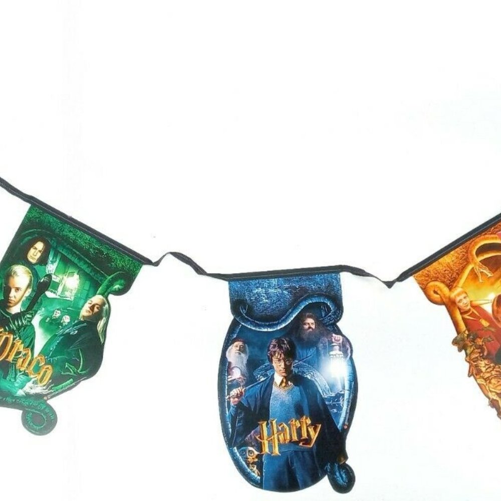 Harry Potter Store Display Banner Promo Chamber Secrets UK DVD Flags Vintage New